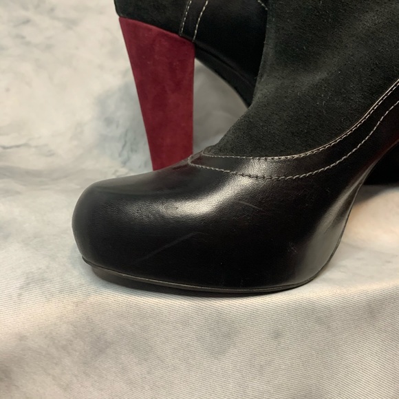 Leather/Suede Bootie - Picture 4 of 4
